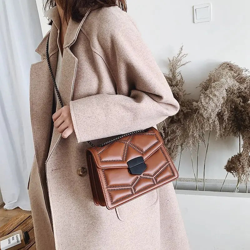 Rivet Chain Crossbody