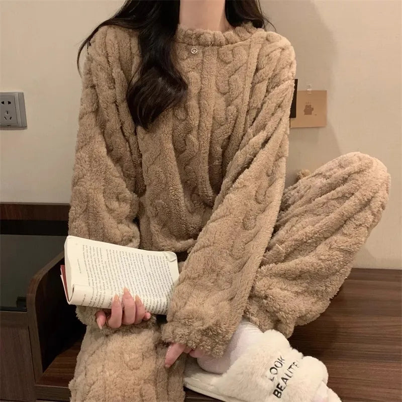 Flannel Winter Pajama Set