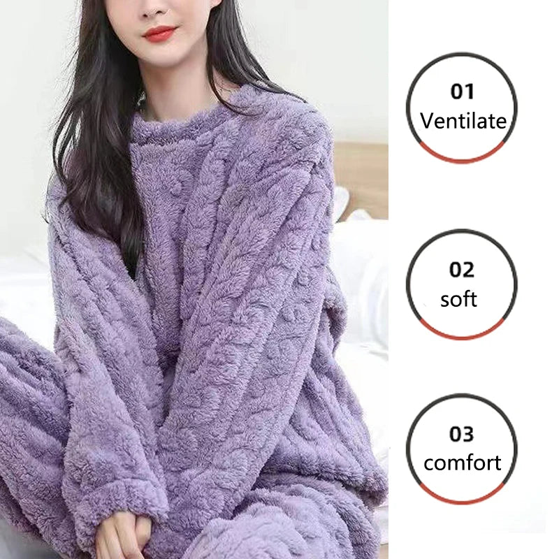 Flannel Winter Pajama Set