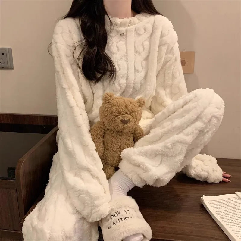 Flannel Winter Pajama Set