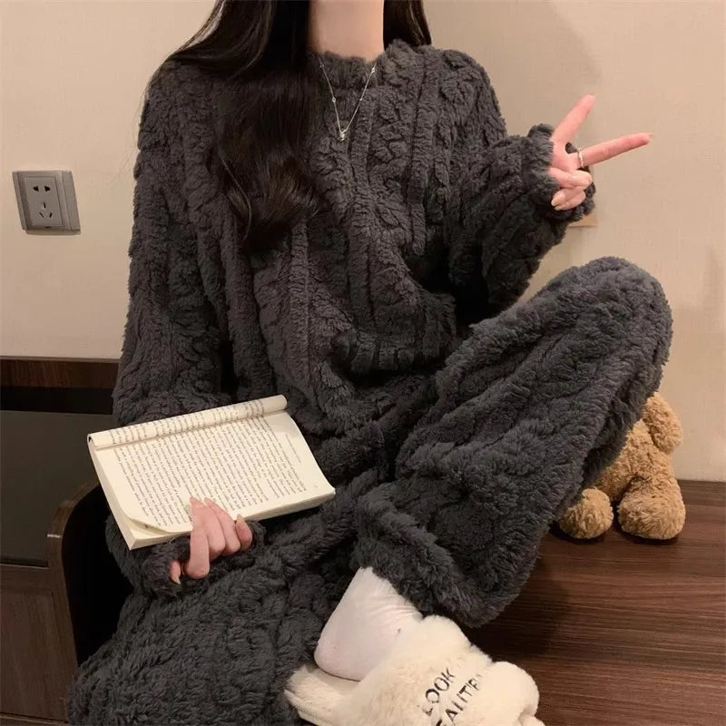 Flannel Winter Pajama Set