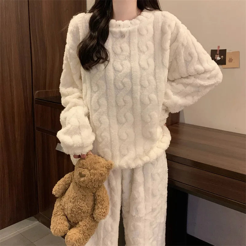 Flannel Winter Pajama Set