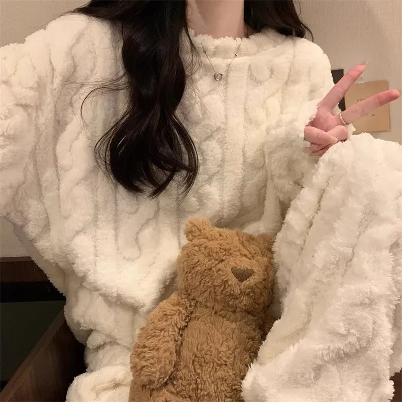 Flannel Winter Pajama Set