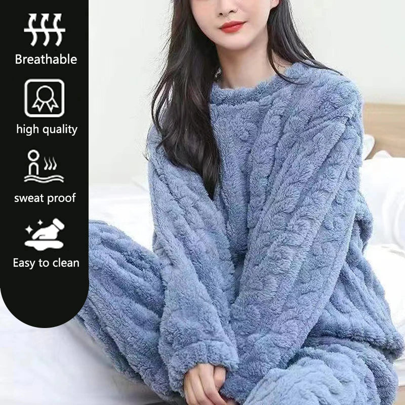Flannel Winter Pajama Set