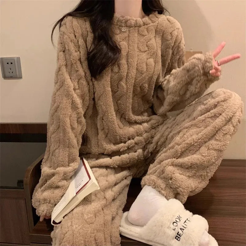 Flannel Winter Pajama Set