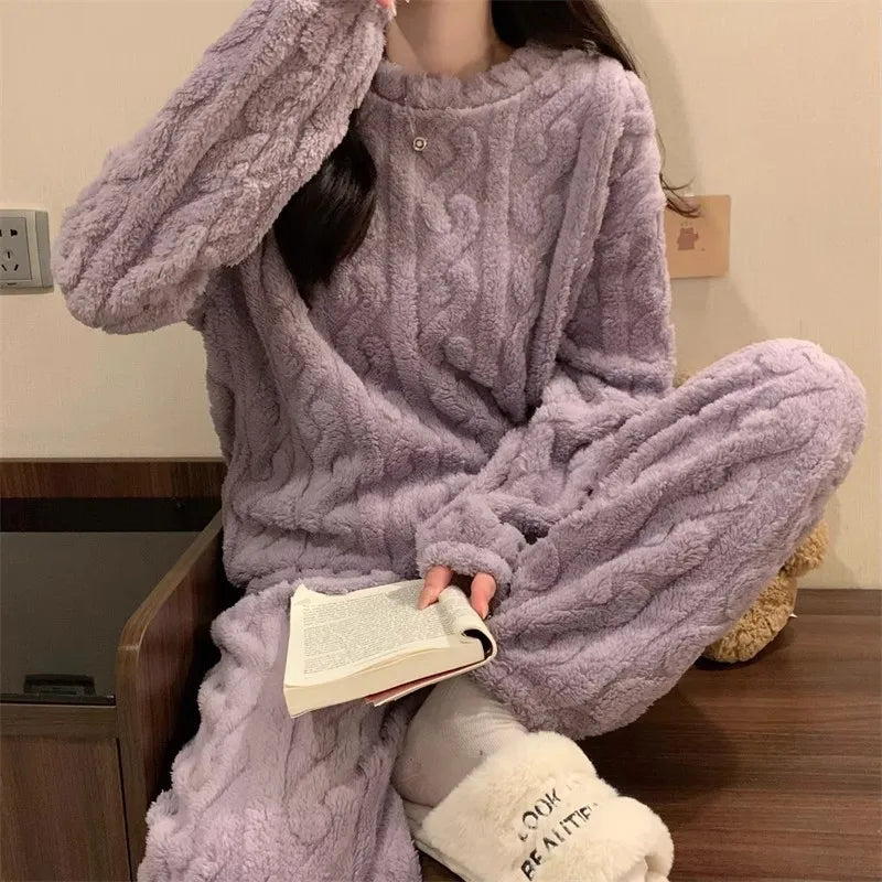 Flannel Winter Pajama Set