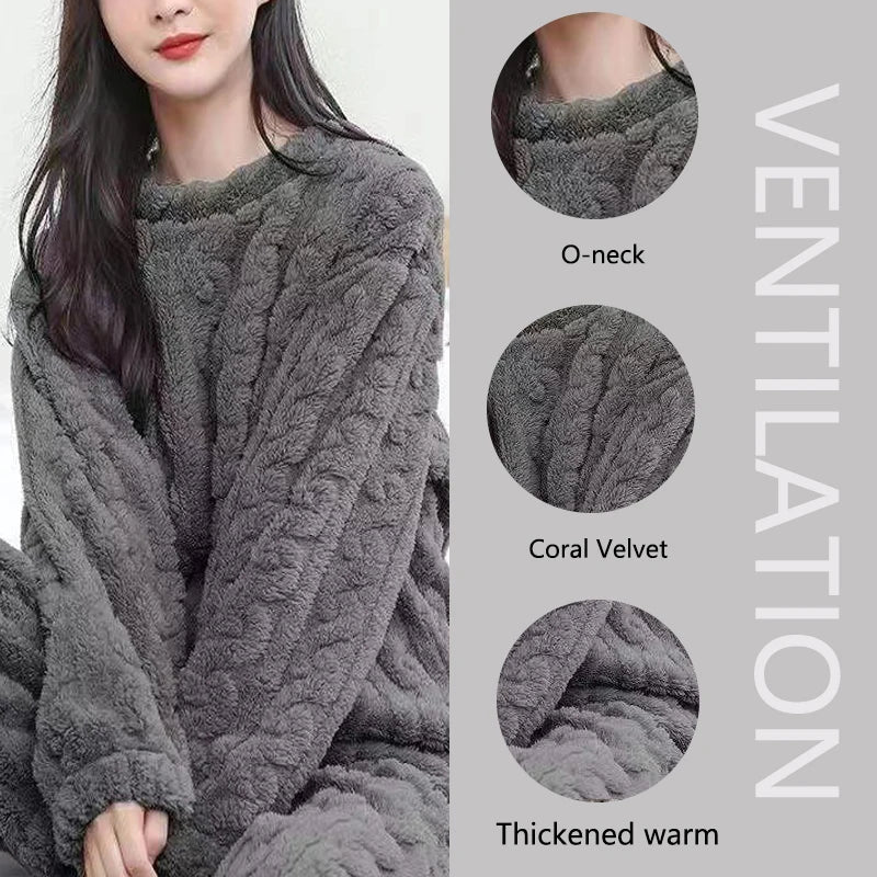 Flannel Winter Pajama Set
