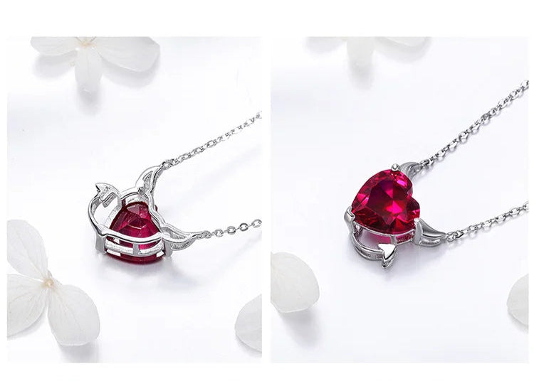 Evil & Angel Heart Jewelry Set Mirror Quenn