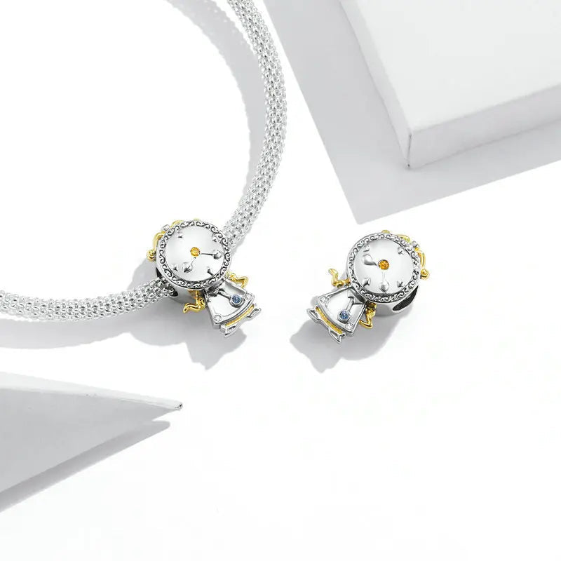 Magic Clock Pendant Charm