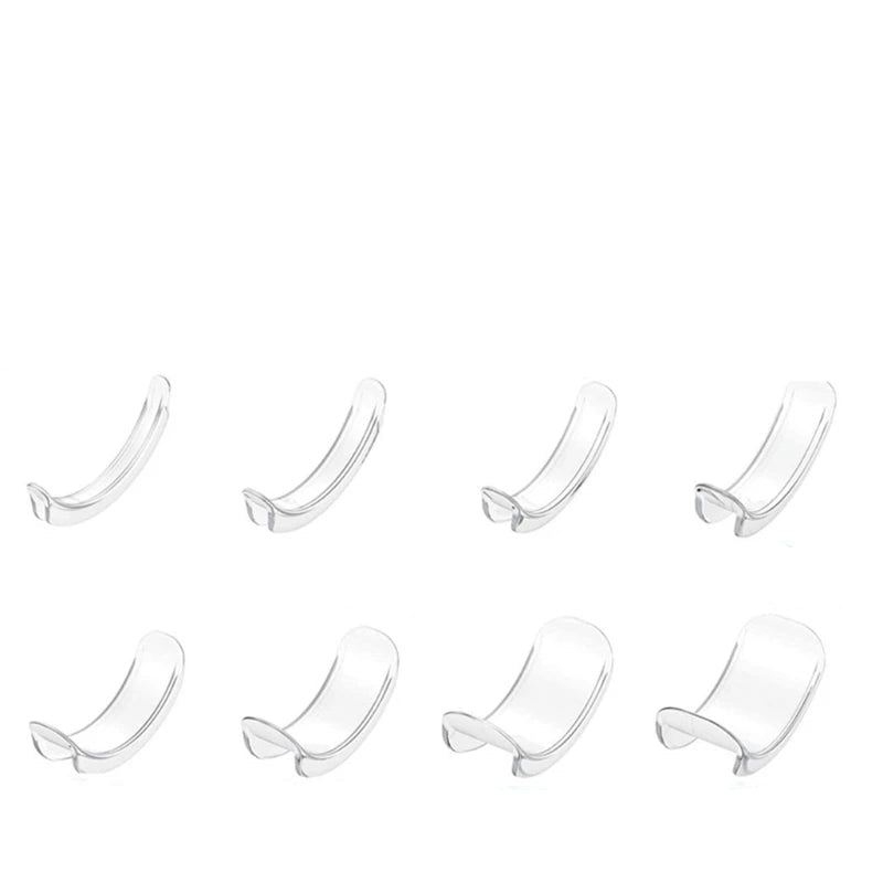 8 Sizes Silicone Invisible Clear Ring Size Adjuster Resizer Loose Rings Reducer Ring Sizer Fit Any Rings Jewelry Tools Mirror Quenn