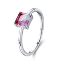 Rainbow Tourmaline Sterling Silver Ring