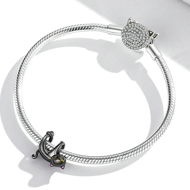 Black Cat Charm Bead
