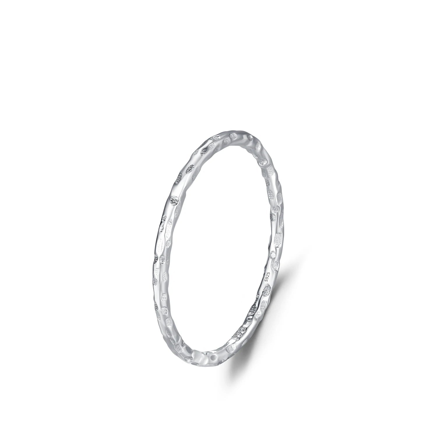 MODIAN 925 Sterling Silver Simple Fashion Stackable Ring Classic Wave Geometric Exquisite Finger Rings For Women Party Jewelry Mirror Quenn