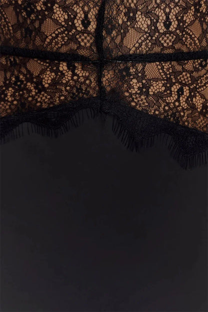 Backless Lace Halter Maxi Dress