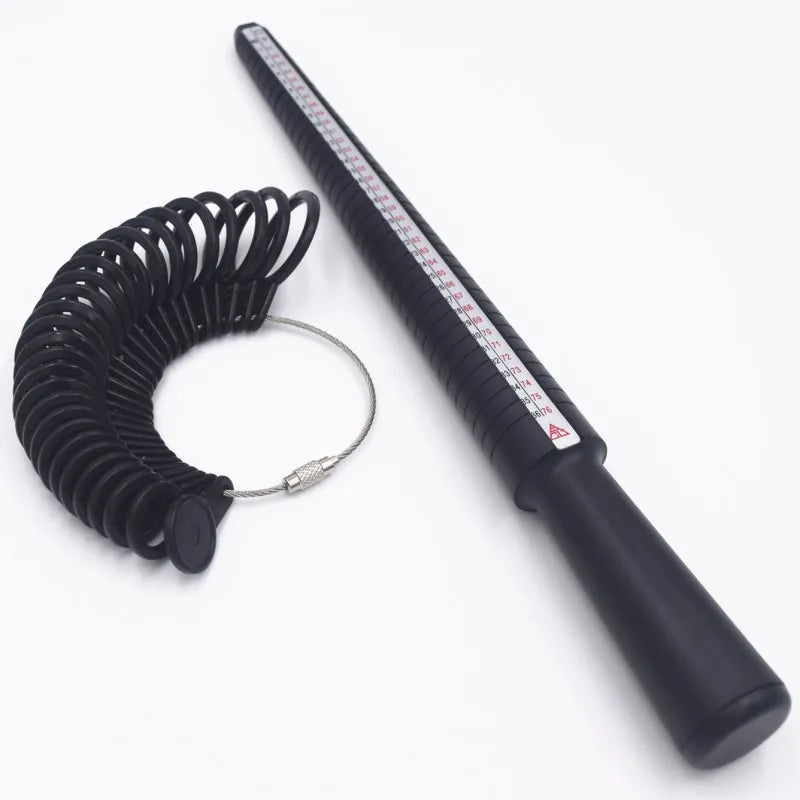 Jewellery Tools Ring Size Mandrel Stick Finger Gauge Ring Sizer Measuring Jewelry Tool Set Ring Size Fashion Jewellery Tools Mirror Quenn