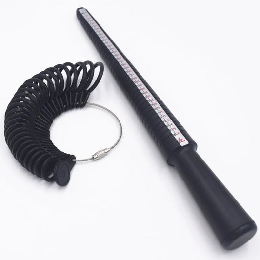 Jewellery Tools Ring Size Mandrel Stick Finger Gauge Ring Sizer Measuring Jewelry Tool Set Ring Size Fashion Jewellery Tools Mirror Quenn