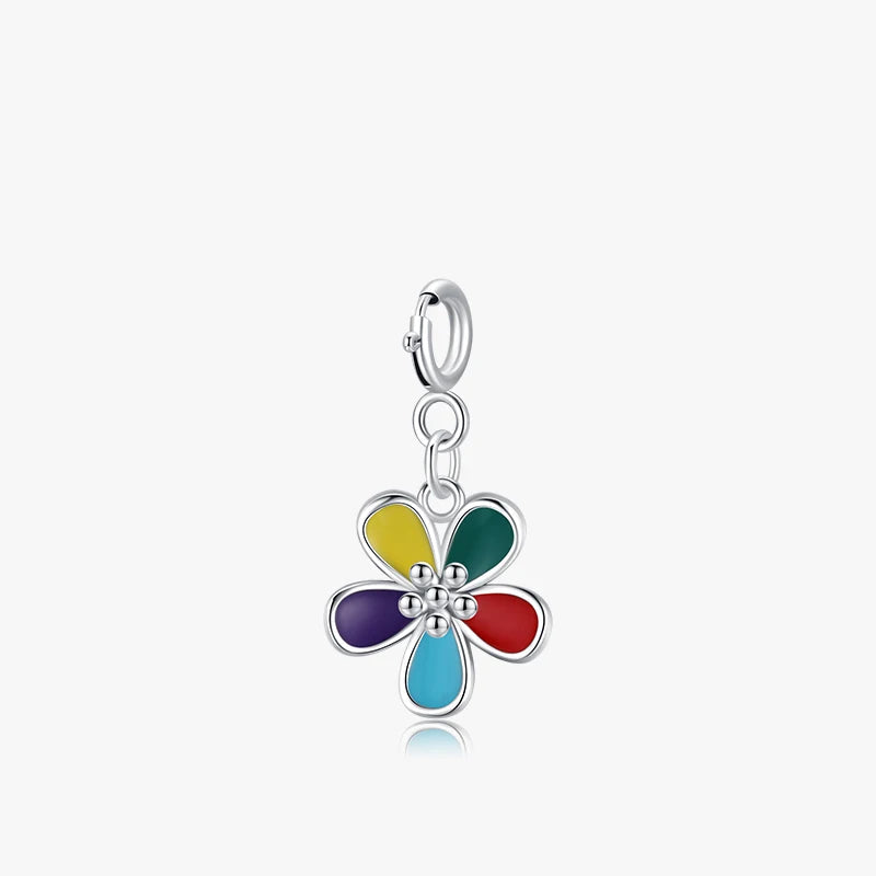 The Rainbow Bloom Flower Charm