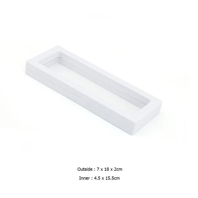 Visible PE Film Jewelry Display & Storage Box Mirror Quenn