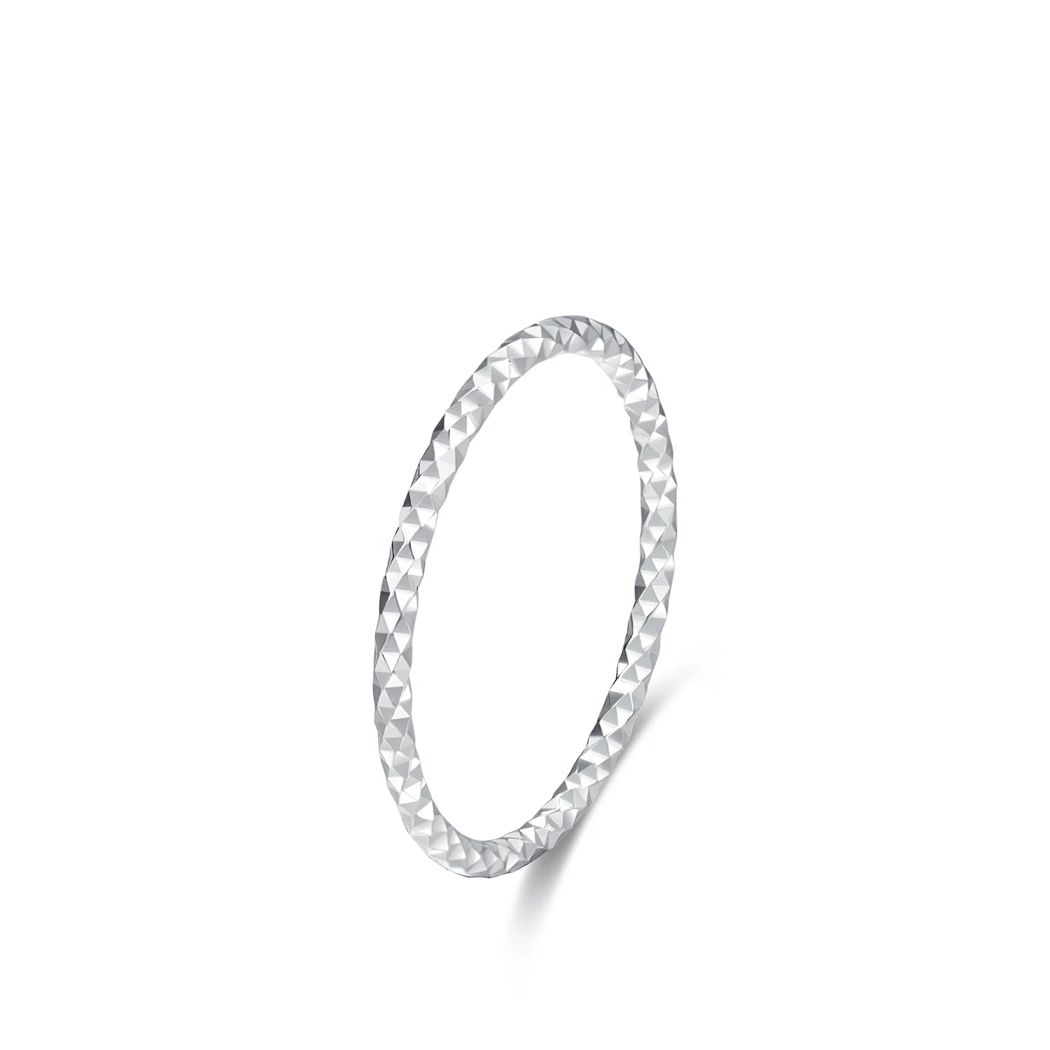 MODIAN 925 Sterling Silver Simple Fashion Stackable Ring Classic Wave Geometric Exquisite Finger Rings For Women Party Jewelry Mirror Quenn