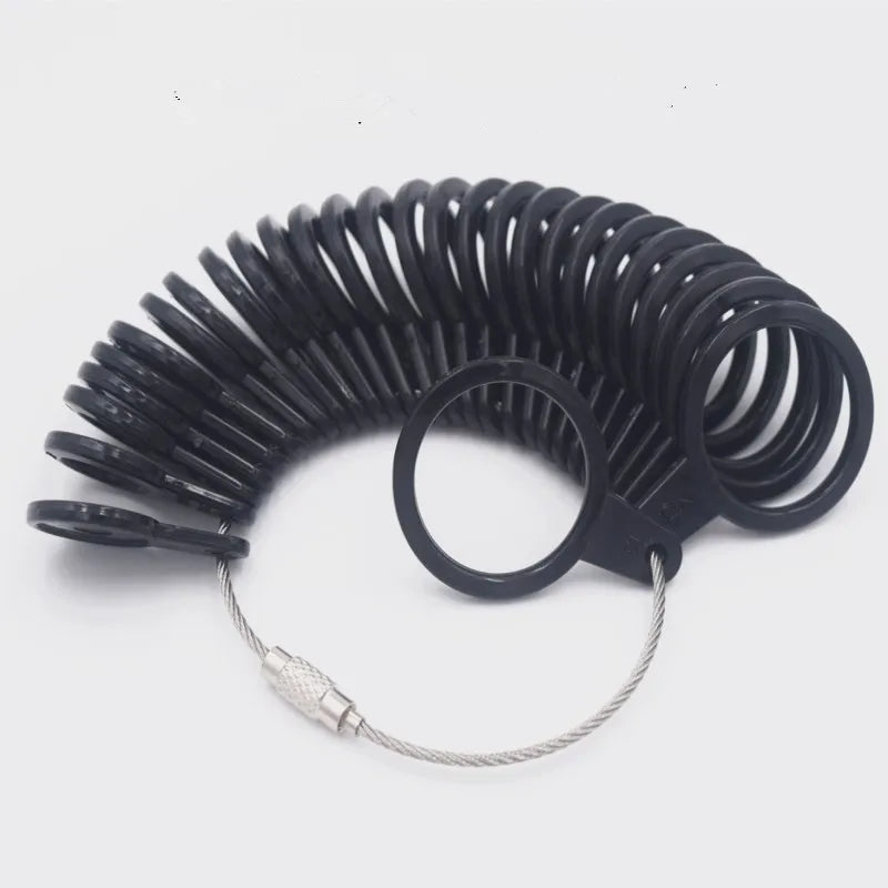 Jewellery Tools Ring Size Mandrel Stick Finger Gauge Ring Sizer Measuring Jewelry Tool Set Ring Size Fashion Jewellery Tools Mirror Quenn