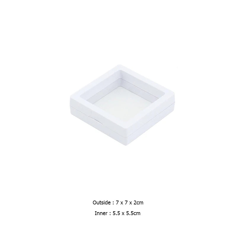 Visible PE Film Jewelry Display & Storage Box Mirror Quenn