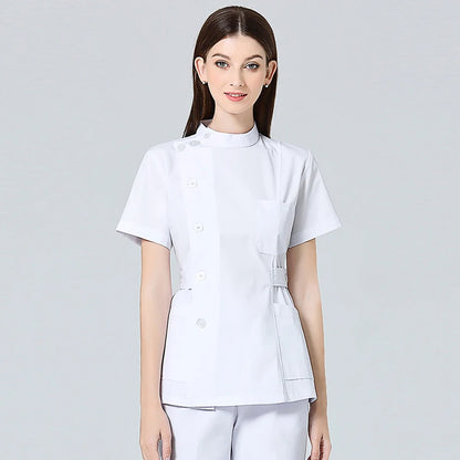 Button-Up Scrub Top