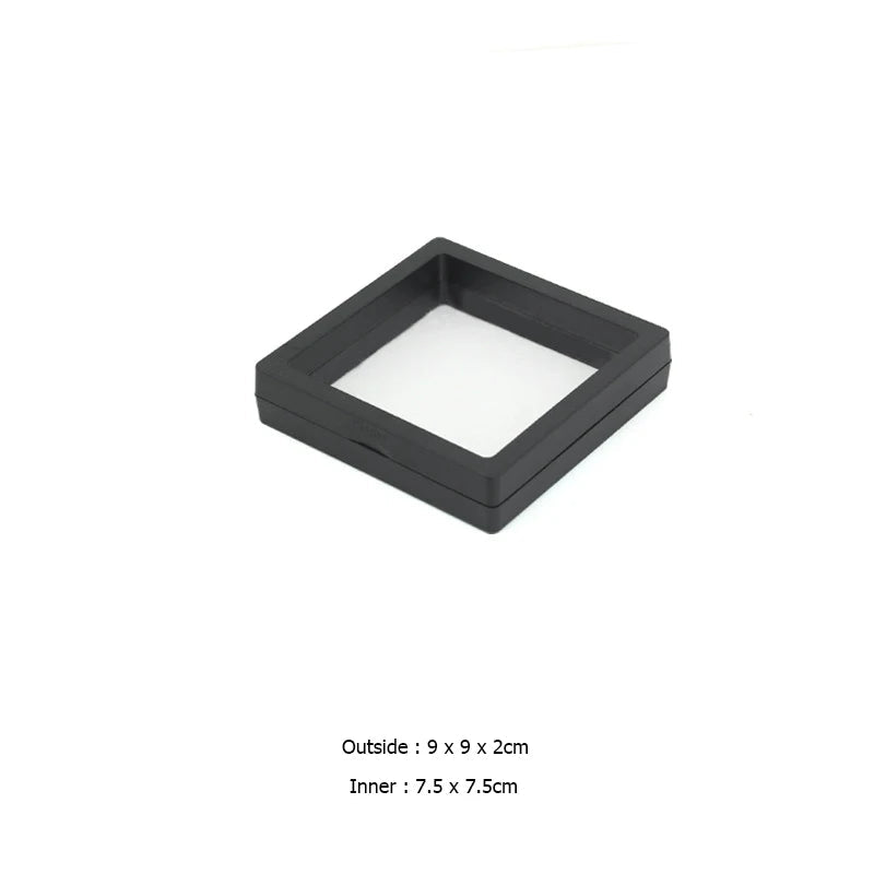 Visible PE Film Jewelry Display & Storage Box Mirror Quenn