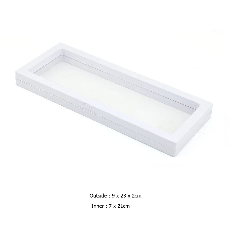 Visible PE Film Jewelry Display & Storage Box Mirror Quenn
