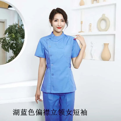 Button-Up Scrub Top