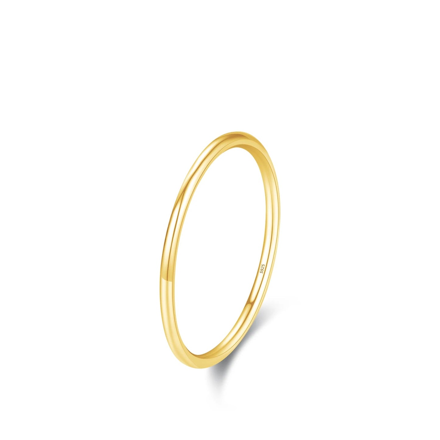 MODIAN 925 Sterling Silver Simple Fashion Stackable Ring Classic Wave Geometric Exquisite Finger Rings For Women Party Jewelry Mirror Quenn