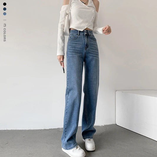 High Waist Loose Jeans