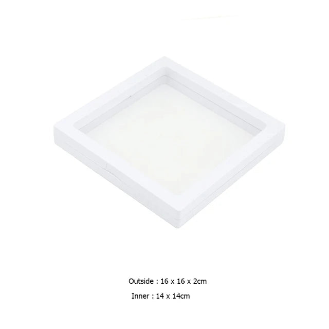 Visible PE Film Jewelry Display & Storage Box Mirror Quenn