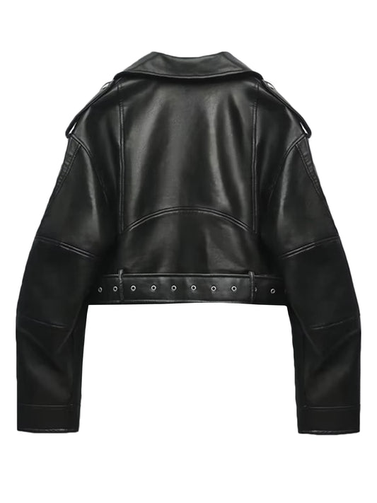 Fitaylor Faux Leather Jacket