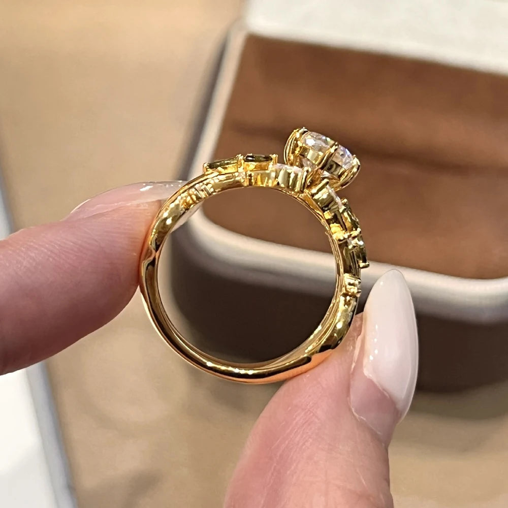 The Royal 1.5ct Oval Moissanite Ring