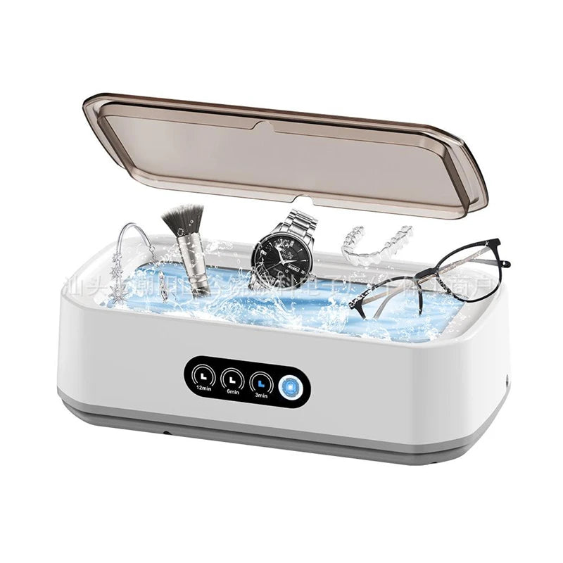 Xiaomi 650ml Adjustable Large Capacity Ultrasonic Cleaner Fast Powerful Jewelry Brace Glasses Jewelry Cleaning Machine Household Mirror Quenn