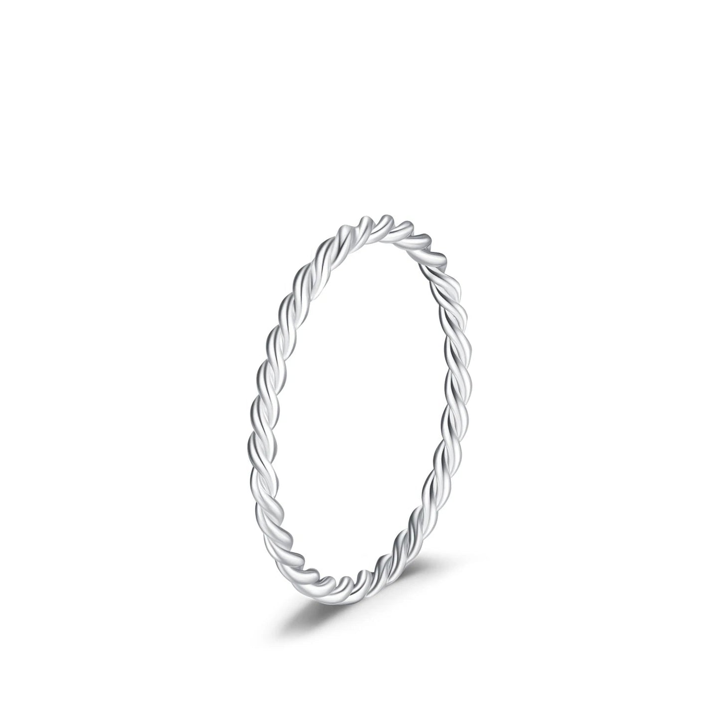 MODIAN 925 Sterling Silver Simple Fashion Stackable Ring Classic Wave Geometric Exquisite Finger Rings For Women Party Jewelry Mirror Quenn