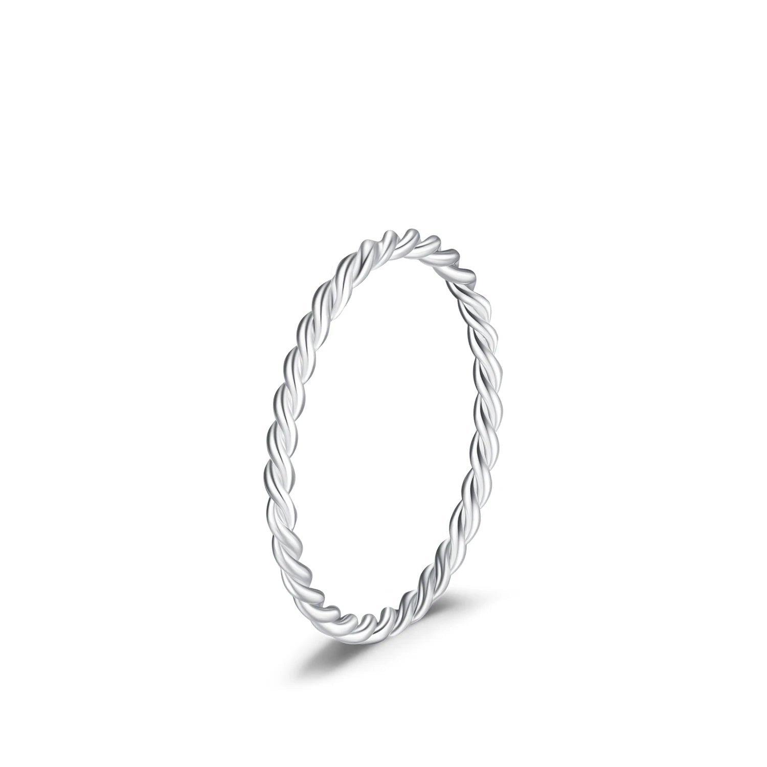 MODIAN 925 Sterling Silver Simple Fashion Stackable Ring Classic Wave Geometric Exquisite Finger Rings For Women Party Jewelry Mirror Quenn