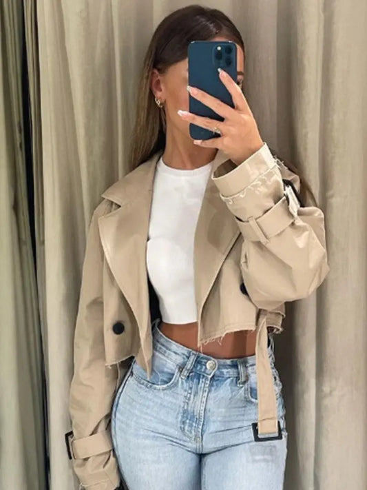 Belted Crop Trench