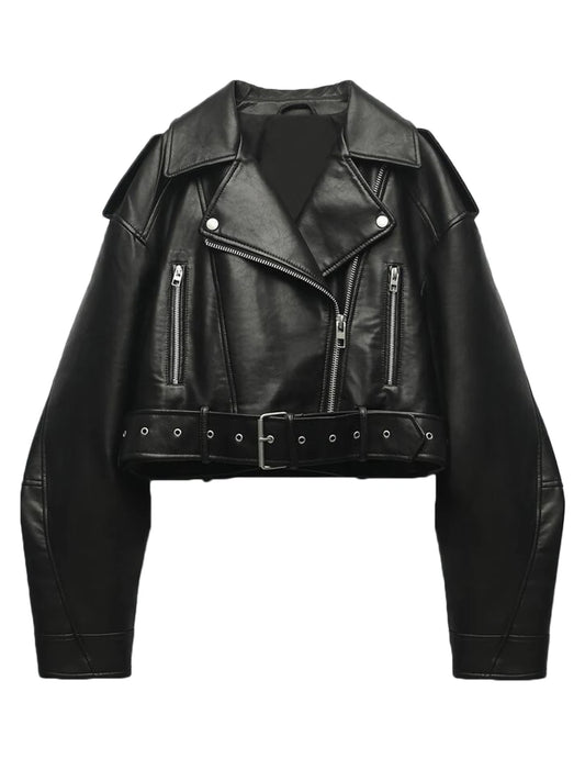 Fitaylor Faux Leather Jacket
