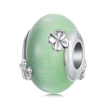 Sterling Silver Green Butterfly Charm Bracelet Bead DIY