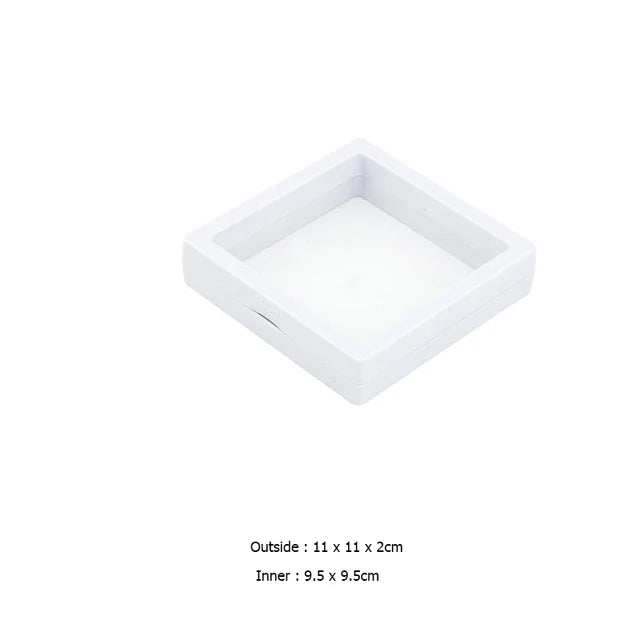 Visible PE Film Jewelry Display & Storage Box Mirror Quenn