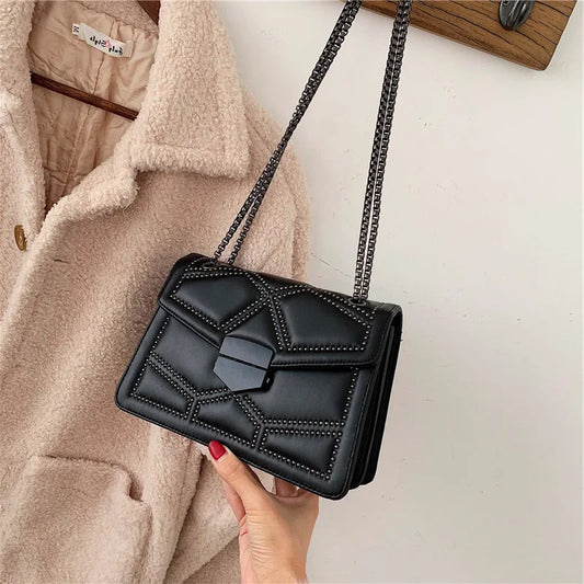 Rivet Chain Crossbody