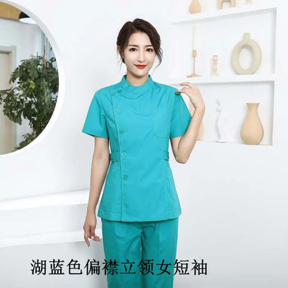 Button-Up Scrub Top