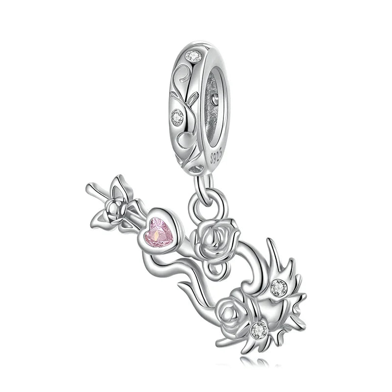 Moissanite Full Pendant Necklace Sterling Silver