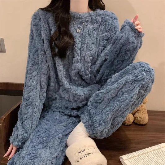Flannel Winter Pajama Set