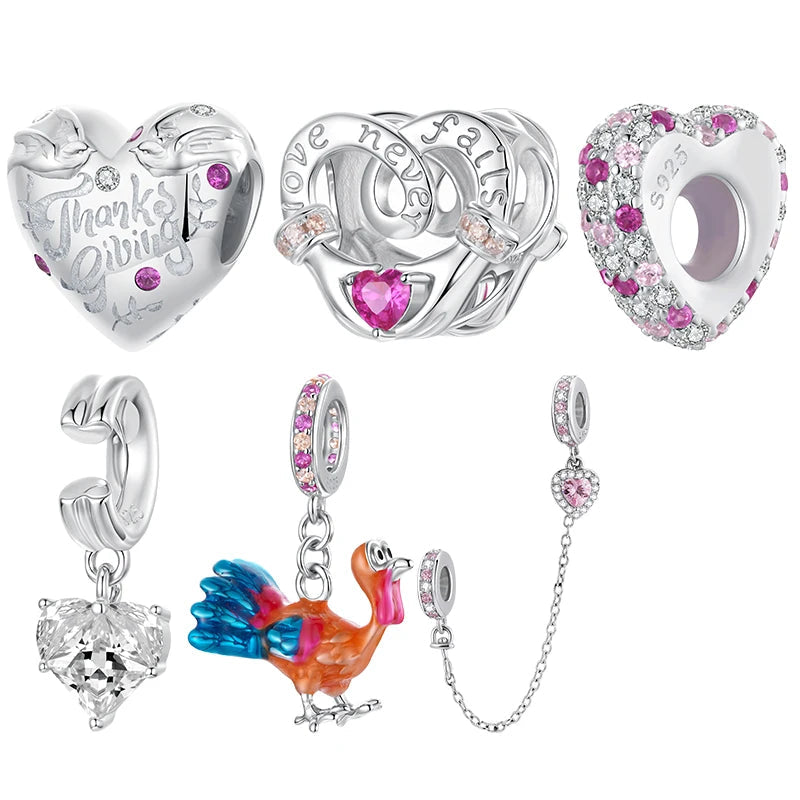 The Harvest Heart Turkey Charm