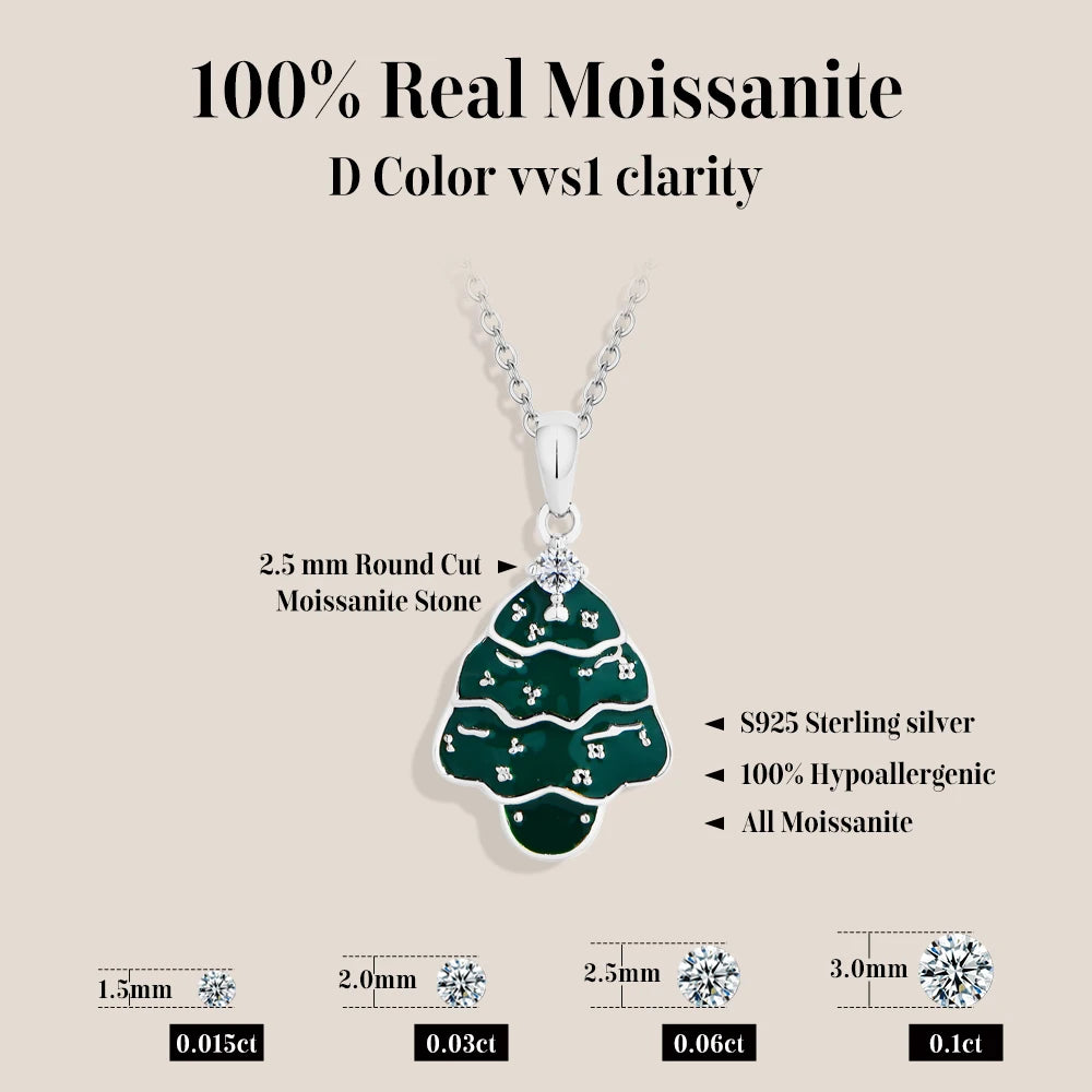 The Frost Pine Moissanite Necklace