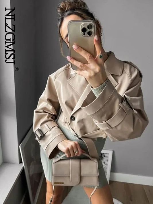 Belted Crop Trench