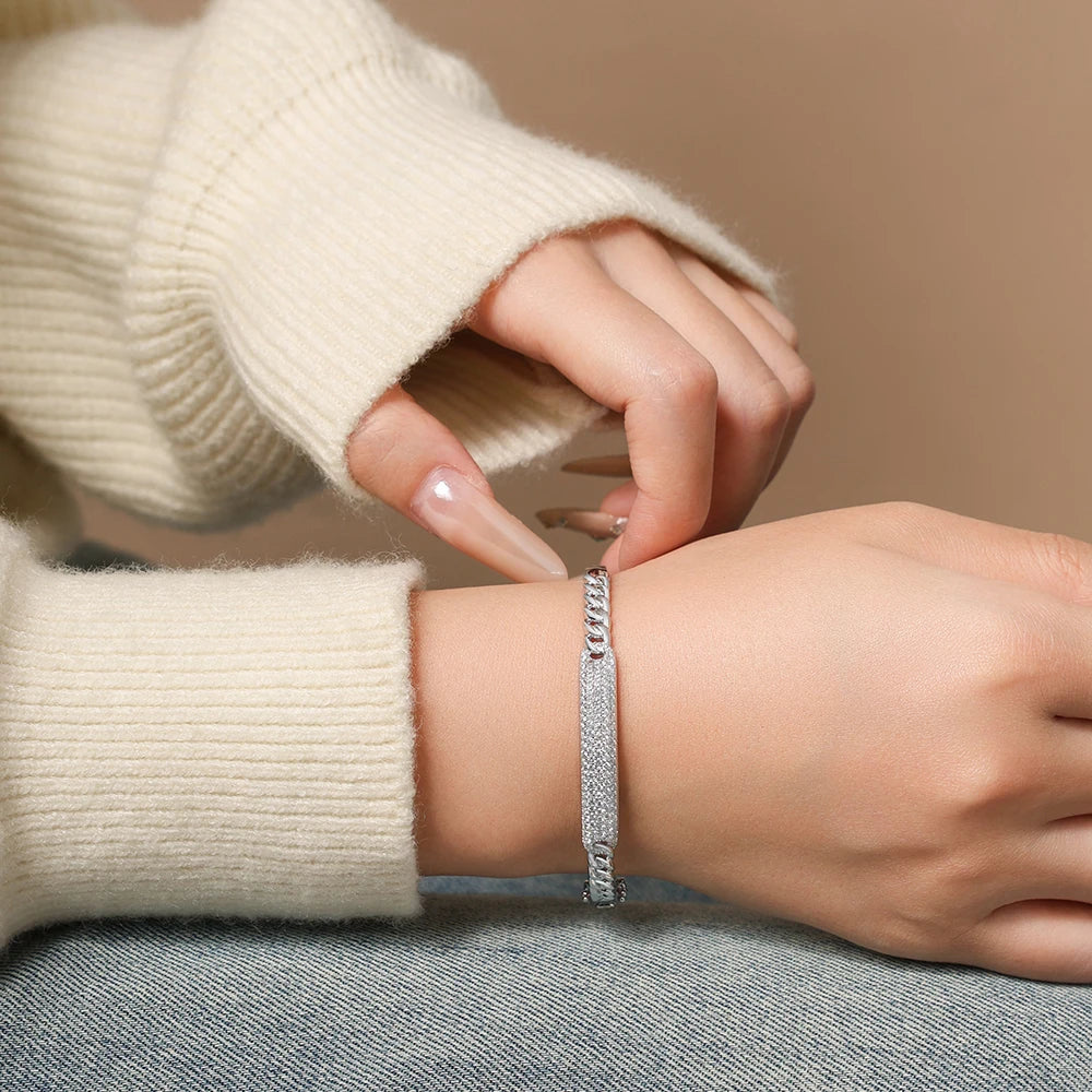 The Golden Eclipse Moissanite Bangle