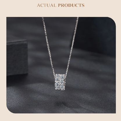 Moissanite Necklace 925 Sterling Silver Diamond Pendant